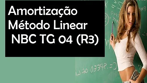 Como calcular amortização linear?