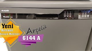 6144 A Antrasit Yeni Arçelik Bulaşık Makinesi | 4 Programlı| 14 Kişilik Kapasite | 30 Dak Hızlı Yıka Resimi