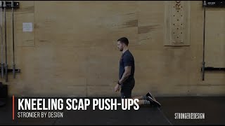 Kneeling Scap Push-ups