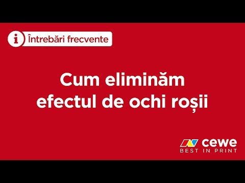 Cum eliminăm efectul de ochi roșii