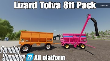 Lizard Tolva 8tt Pack  / FS22 mod for all platforms