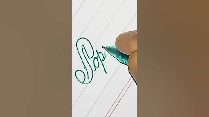 How to write cursive handwriting in English #shorts #youtubeshorts #viral #cursive #youtube