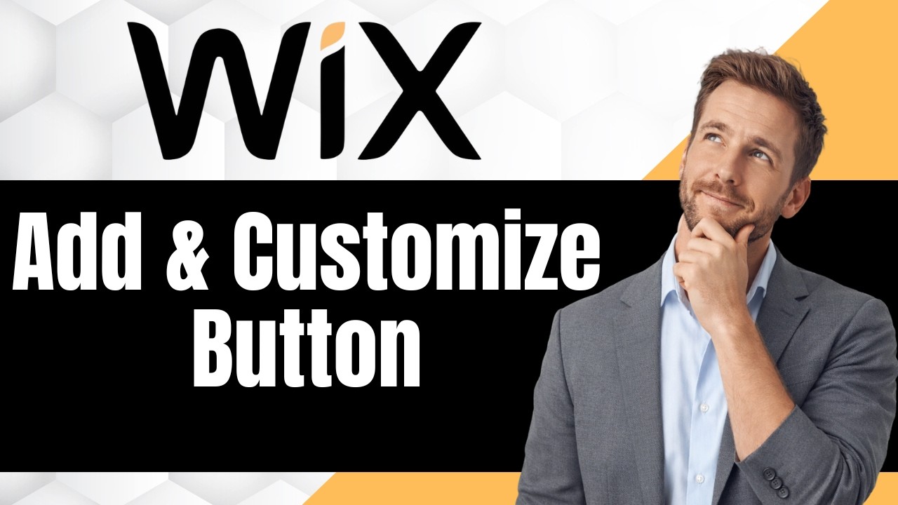 How To Add And Customize A Button On Wix - YouTube