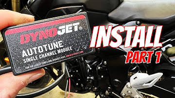 DynoJet AutoTune Install PT 1 | Wideband O2 Sensor Drill & Tap Exhaust | GSXS750