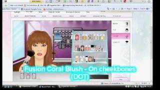 Stardoll Simple Makeup Looks    Glittery Wave   Tutorial