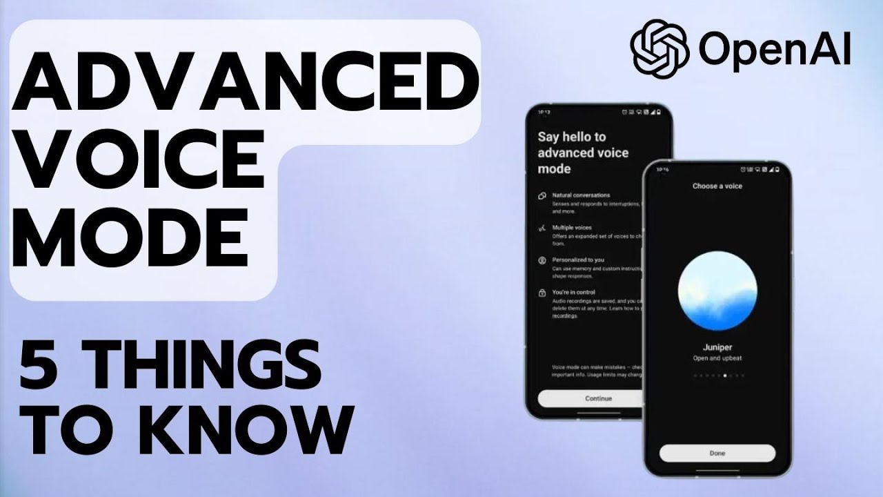 Outline Video ChatGPT Advanced Voice Mode: 5 Things To Know