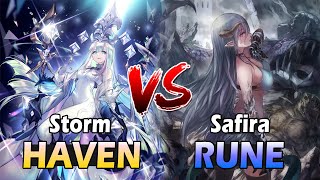Storm Haven vs Safira Runecraft Shadowverse Evolve Match