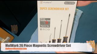 MulWark 26 Piece Magnetic Screwdriver Set