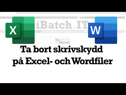 Ta bort skrivskydd på Excel- & Wordfiler