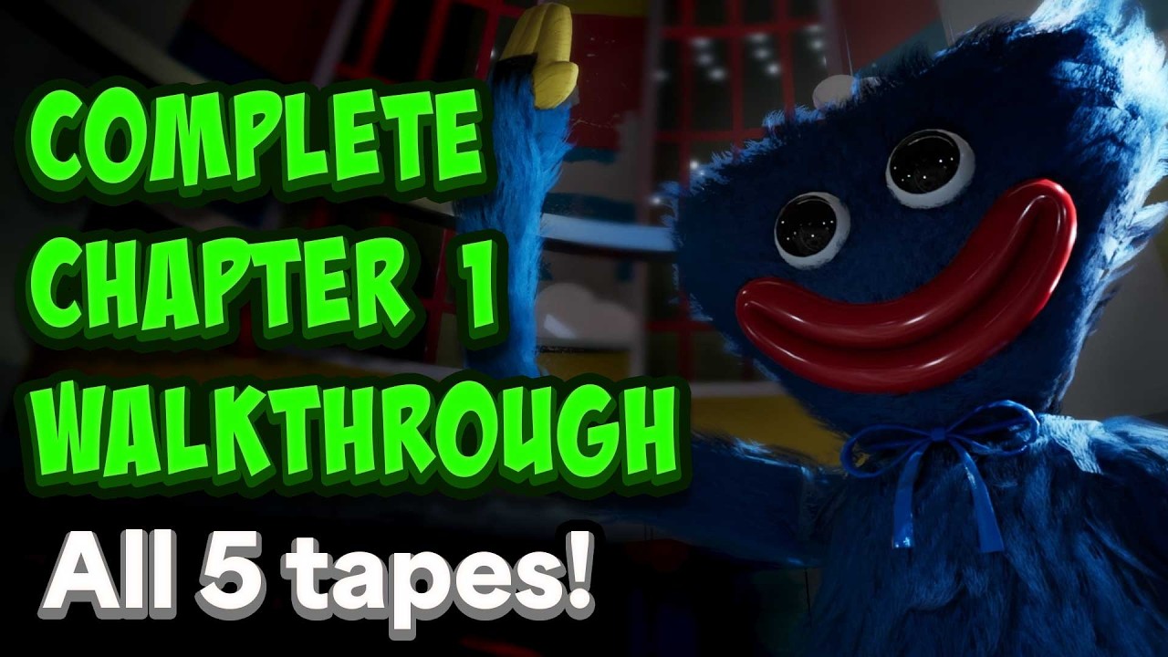 Poppy Playtime Ch1 Walkthrough All Tapes (2026) - YouTube