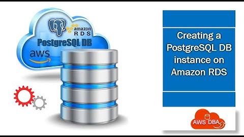 01 Creating a PostgreSQL DB instance with easy create using amazon rds console