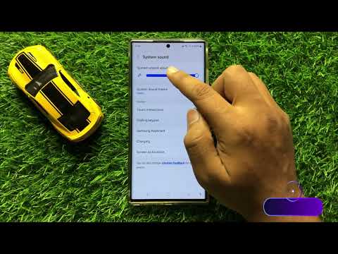 How to Increase/Decrease System Sound Volume Samsung Galaxy S24 Ultra