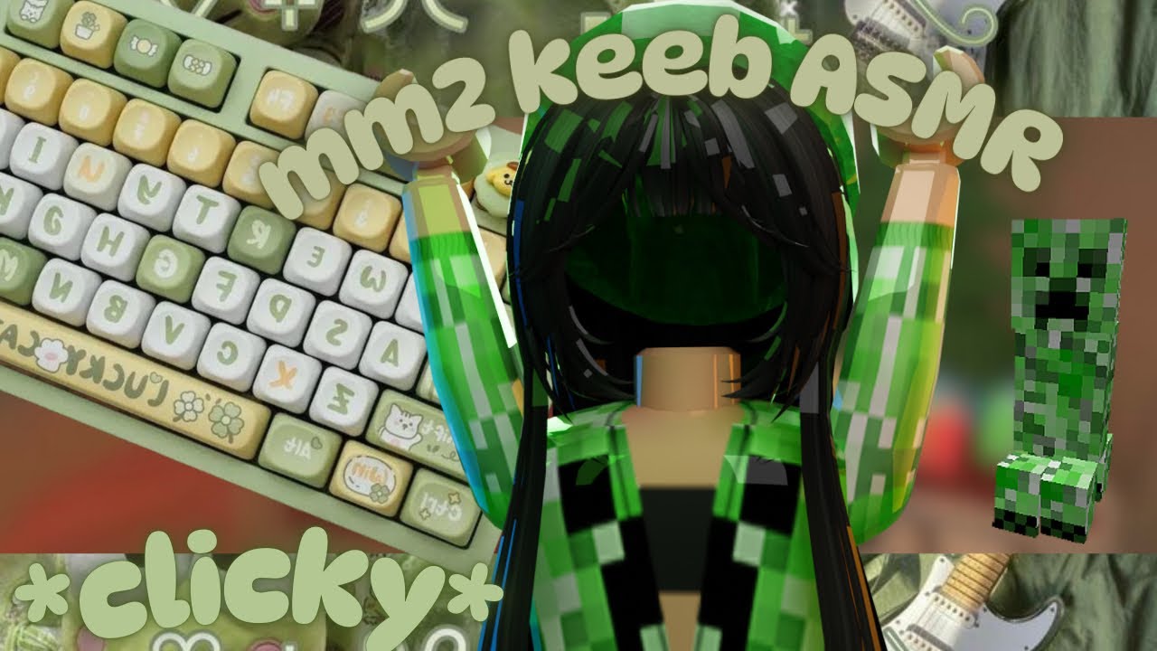 Playing MM2 As A CREEPER! (Keyboard ASMR)