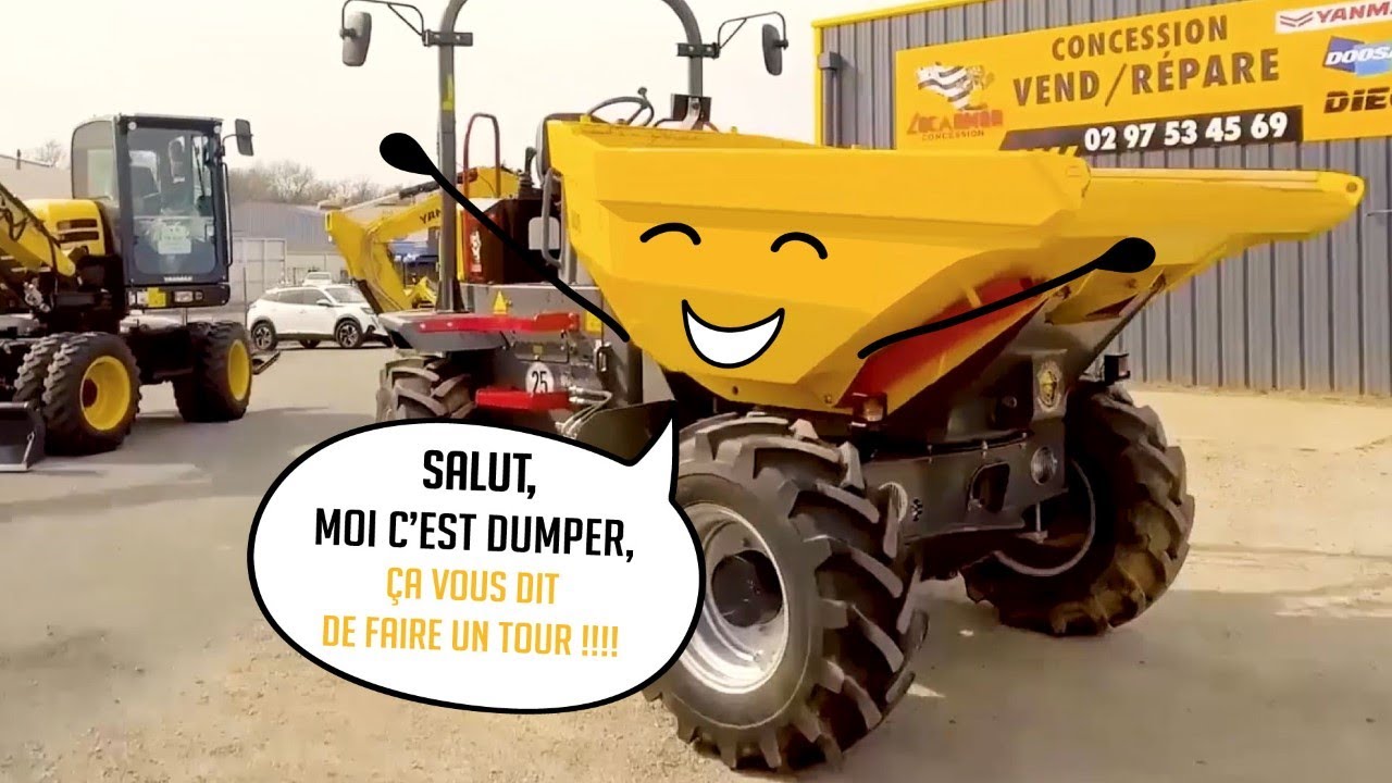 Tutoriel Dumper DW60 Wacker Neuson