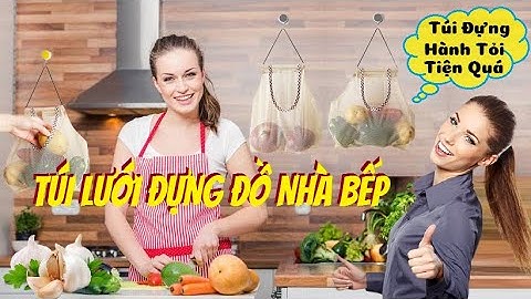ĐA DỤNG TÚI LƯỚI ĐỰNG HÀNH TỎI  ĐỒ NHÀ BẾP