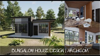 Bungalow House Design (12M x 7M) | Archcom