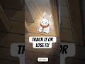 “Track it … or Lose it!” - Learning Money the “Carrot” Way by MILO MONEY BUNNY #shorts