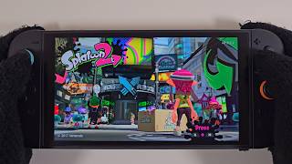 Splatoon 2 - Nintendo Switch 2 Handheld Mode Boost Gameplay