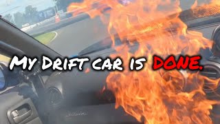 My $100,000 Drift Car CATCHES ON FIRE.