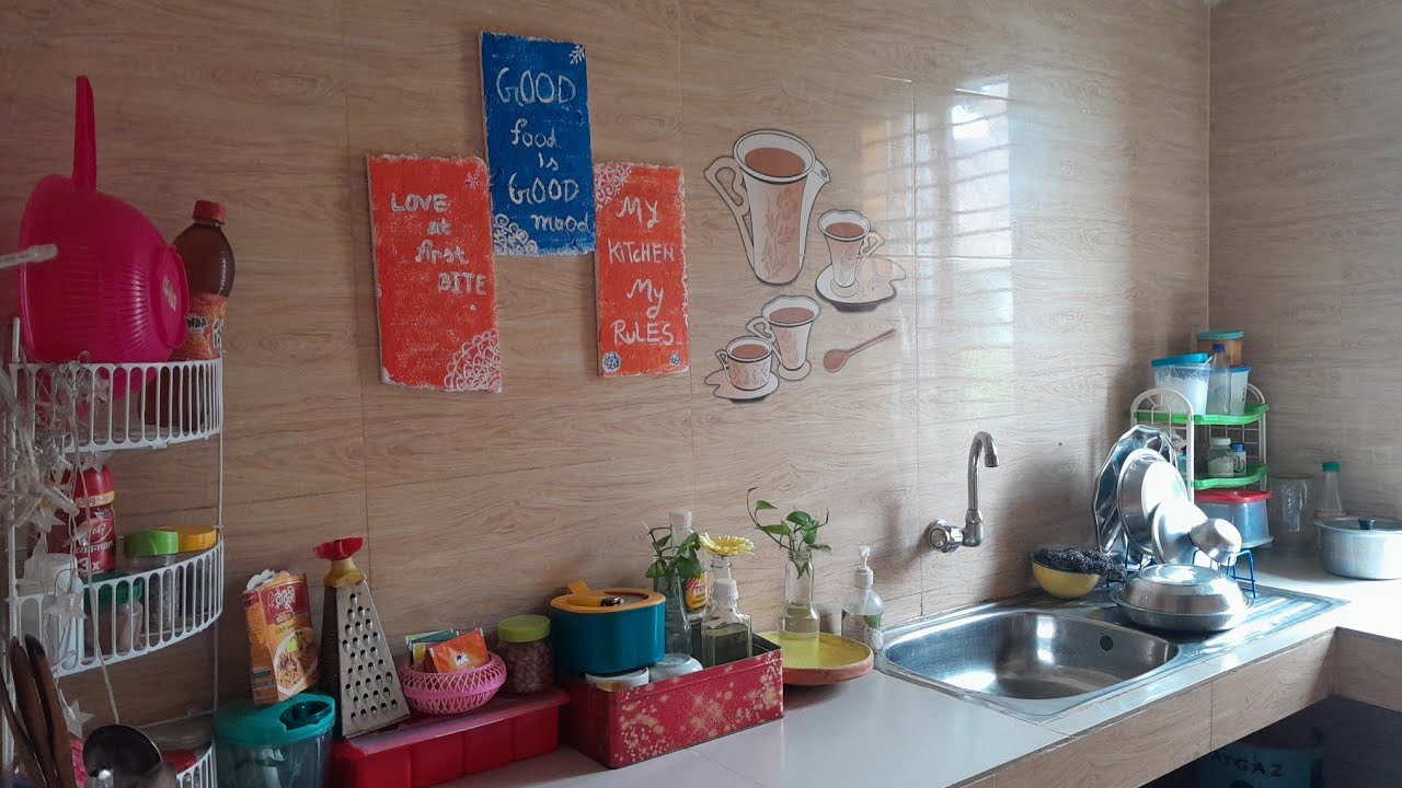 Kitchen Tour |আমার ছোট্ট রান্নাঘর কীভাবে গুছিয়ে রাখি |Bangladeshi Small kitchen Organization ideas