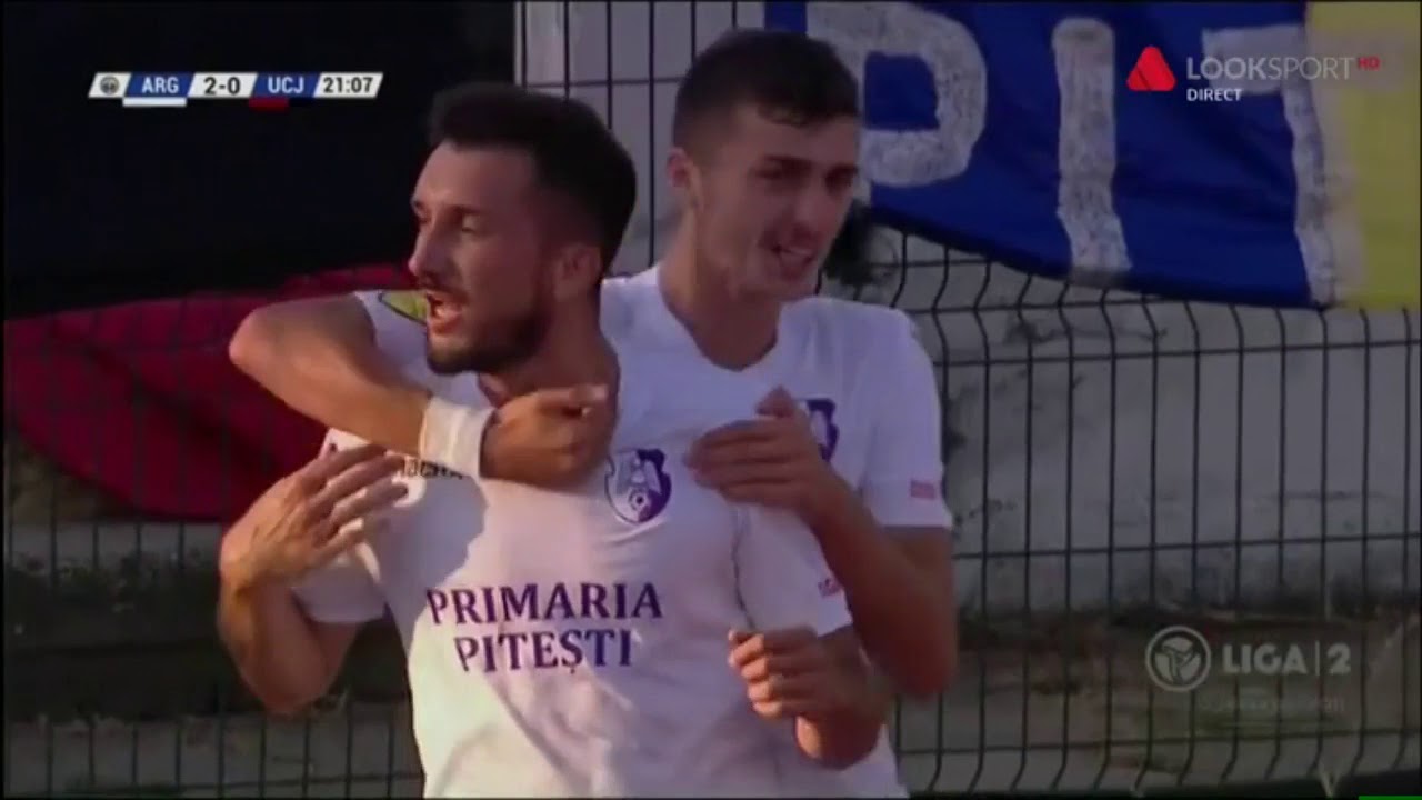 Andrei Panait marcheaza in min 21 si FC Arges - U Cluj 2-0 / liga 2 golden state warriors