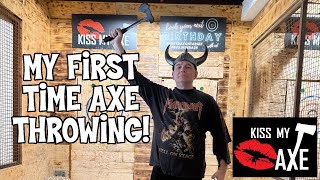 LET'S GO TO KISS MY AXE! #Alexandria #Sydney #axethrowing 