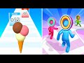 Ice Cream Rush vs Layer Man Game 2026 Max Level Unlocked SpeedRun Gameplay