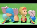 🐣 POCOYO IN ENGLISH & Peppa Pig - Sound Variations in 124 Seconds