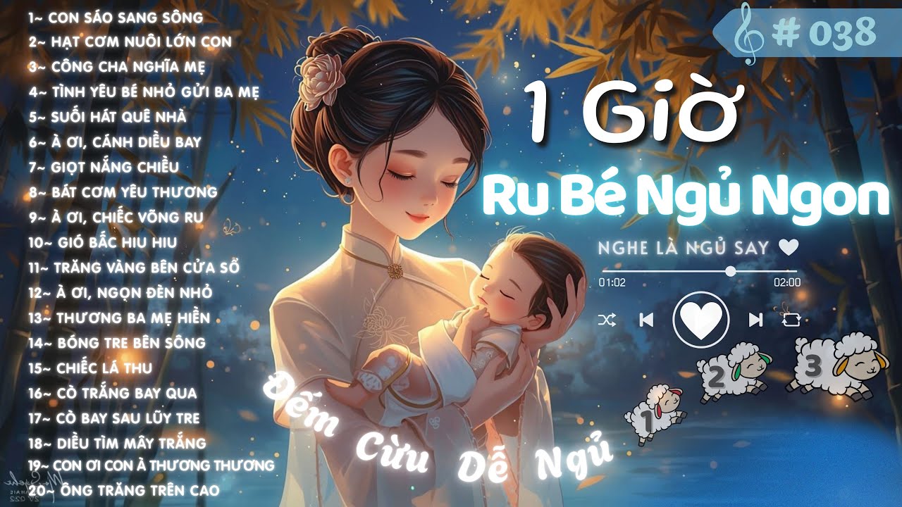 💗 Nhạc Ru Hay Cho Bé Ngủ Say 💤 Mẹ Ru Con Ngủ Ngon | Những Lời Ru Ngọt Nhất Dành Cho Bé Yêu ✨