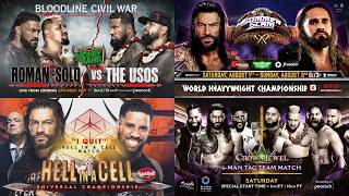 Full WWE The Bloodline PPV Match Card & Results Compilation (2020-2026) w/ TV Title Matches & SE News