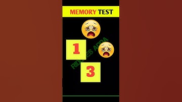Memory Test #14 | Riddles And Puzzles For Iq Test #shorts #viral #trending