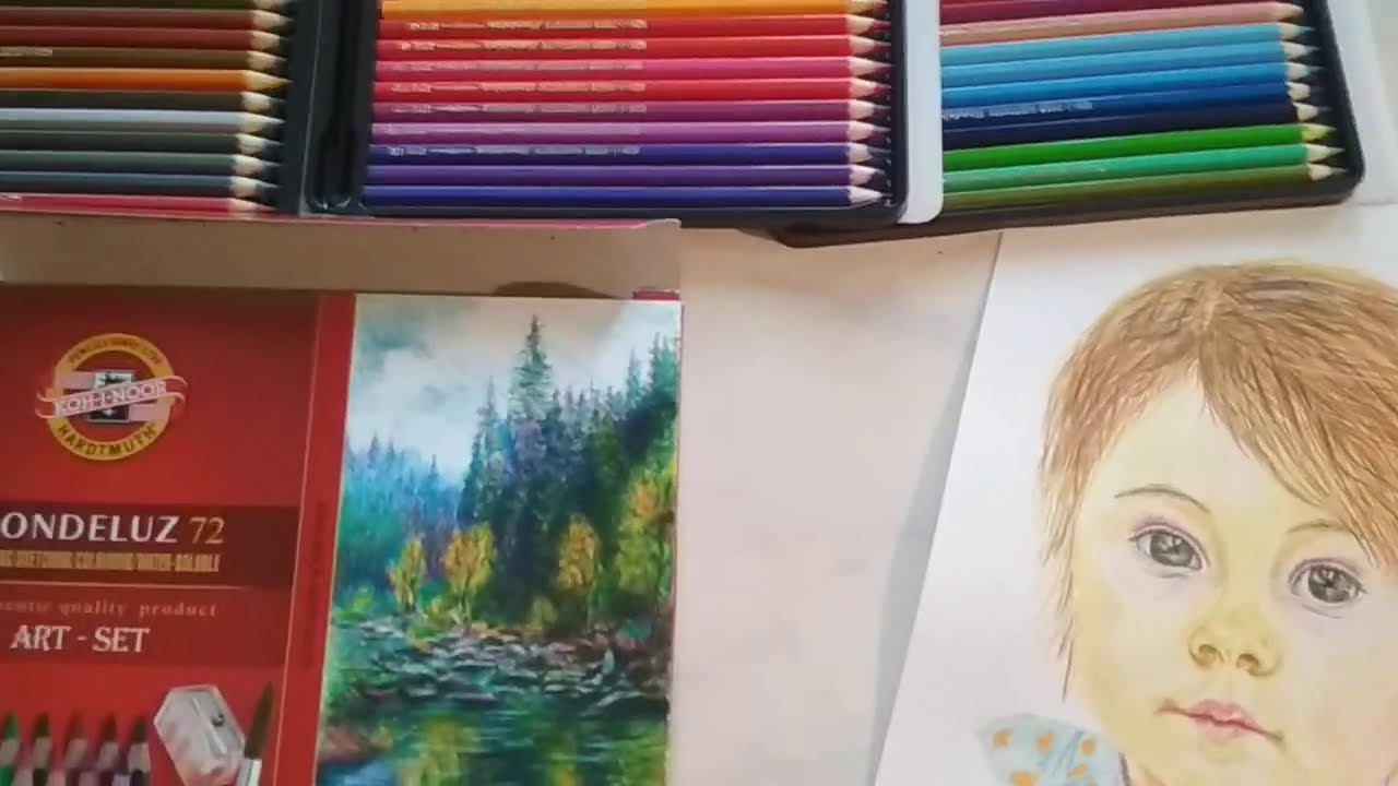 Обзор Акварельные карандаши Koh-i-Noor Mondeluz 72 штуки картонная упаковка из Rozetka