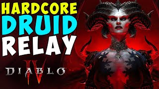 Survive or Get Left Behind - Hardcore Druid Relay | Diablo 4 Act 1 Hardest Difficulty 4 Player COOP