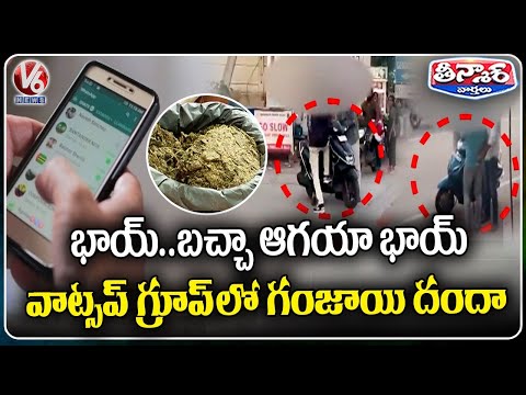 Eagle Team Detained 14 Drug Consumers In Hyderabad | V6 Teenmaar - V6NEWSTELUGU