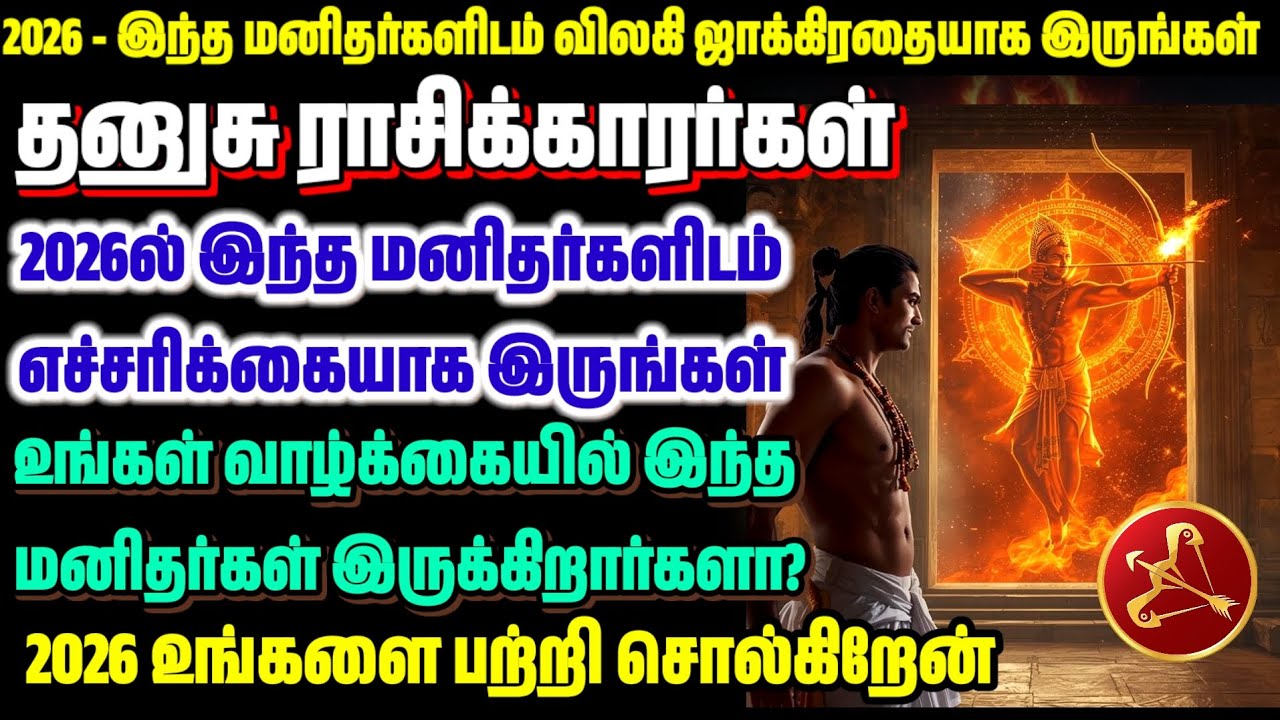 2026 | தனுசு ராசி – யார் உண்மை? யார் வேஷம்? கிரகங்கள் காட்டும் உண்மை | 2026 Thanusu Rasi Tamil