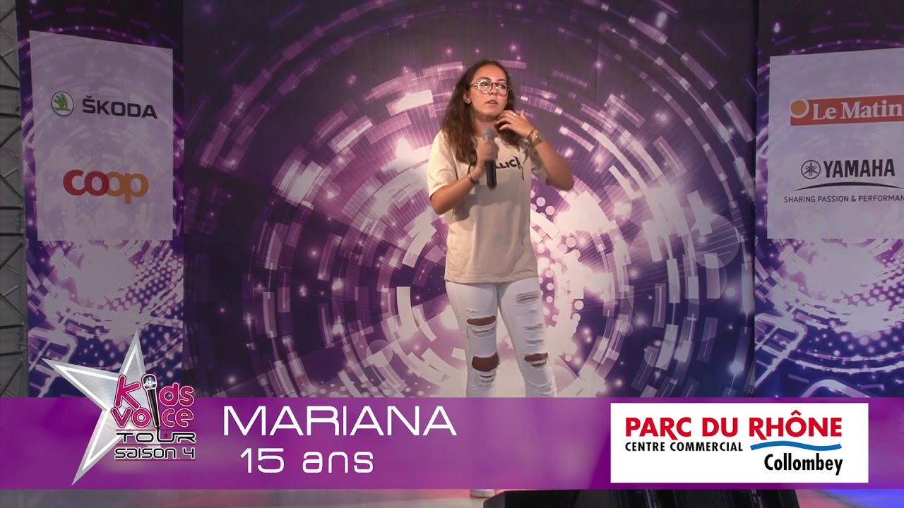 Mariana Kids Voice Tour 2017 Parc Du Rhône Collombey Youtube