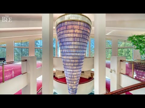 Wild, Colorful El Granada California Coastal Mansion With Three-story Chandelier For Sale: $15m