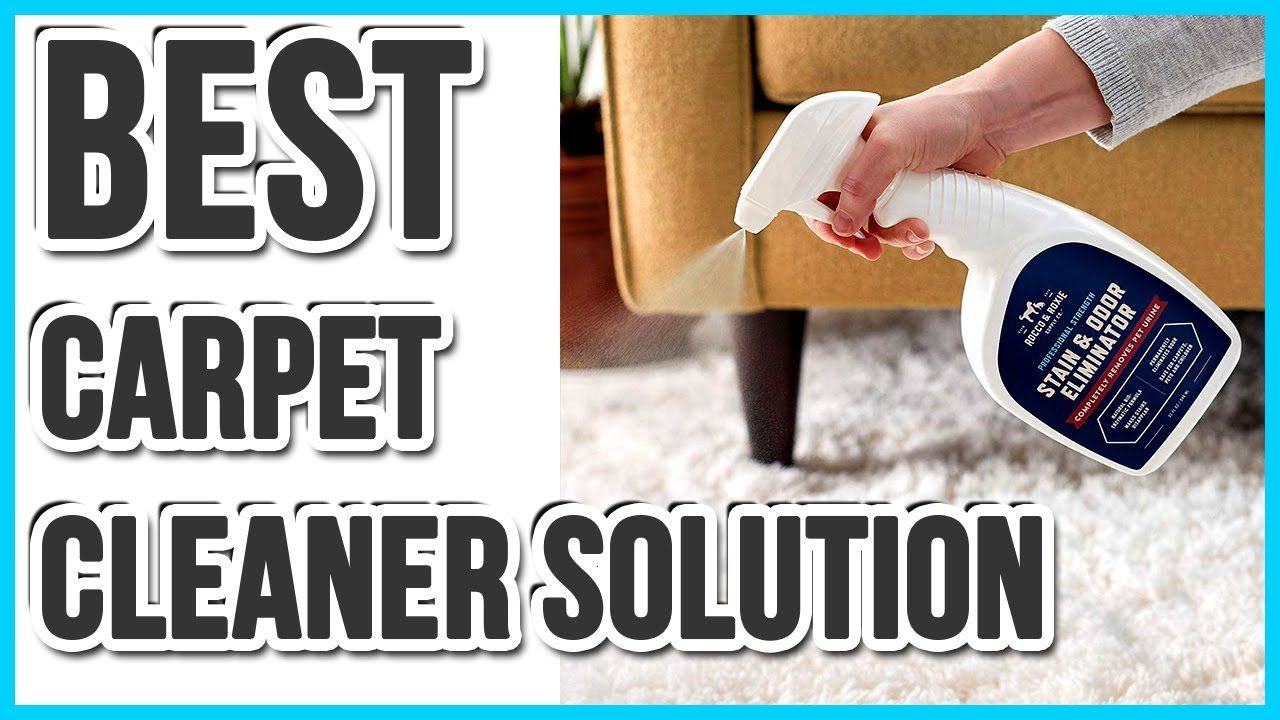 Top 5 carpet cleaner solution you should buy. YouTube