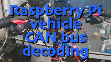 Raspberry Pi vehicle CAN bus decoder, SPI interface working MCP2515