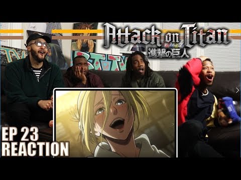 FEMALE TITAN REVEALED! ATTACK ON TITAN EP 23 REACTION/REVIEW