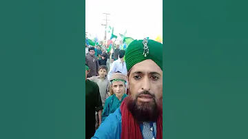 جشن عید میلاد النبیﷺ مناتے ہوٸے 