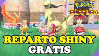 🔴 REPARTO  TODOS LOS POKEMON SHINY y MUCHO MAS GRATIS en POKEMON ESCARLATA Y PURPURA