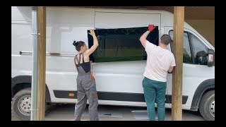 Van window DIY installation round 2 Fiat Ducato no experience #4 Fiat Ducato Side Window