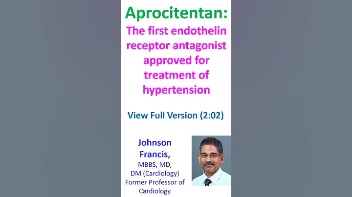 Aprocitentan: The First Endothelin Receptor Antagonist Approved for Treatment of Hypertension - DayDayNews