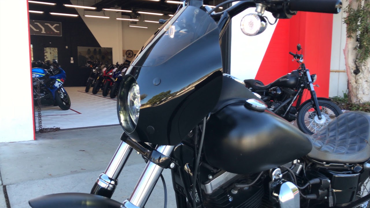 Onyx Moto / 2016 Harley Davidson Dyna Street Bob / Bassani Exhaust Sound Clip