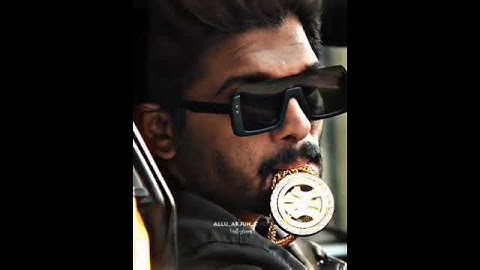 #alluarjun attitude whatsapp status mere sapno ki rani (remix) song