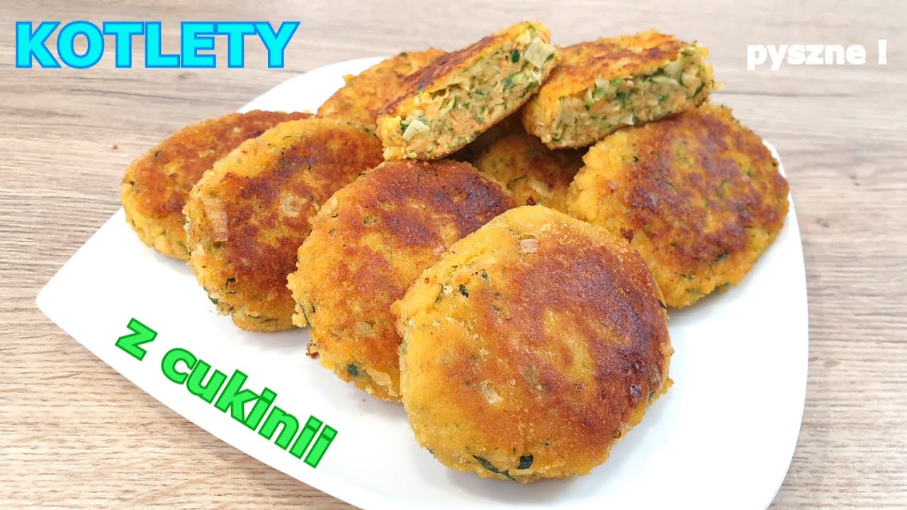 Najlepsze kotlety z cukinii jakie jadłam - idealny przepis 👌 cukinia smaczniejsza niż mięso 👍
