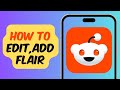 How to add flair  reddit