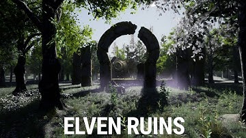 ElvenRuins. (Unreal Engine 4 Fantasy Scene)