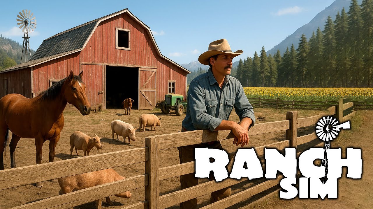 🐎 Ranch Simulator LIVE – Building the Ultimate Cowboy Ranch | Hunting • Farming • Livestock Fun!